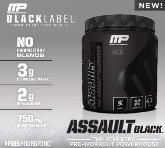 Assault Black edzés előtti stimuláns